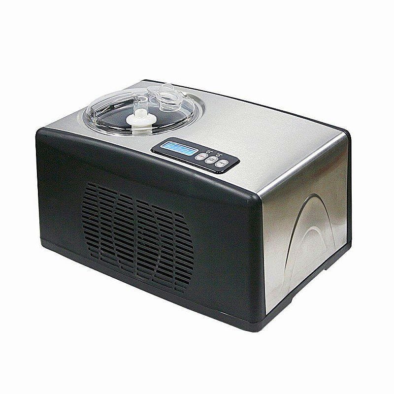 クリーム製造業者 コンプレッサー内蔵型 1.5L 冬季 ステンレス鋼 Whynter ICM-15LS Ice Cream Maker, Stainless Steel 家電