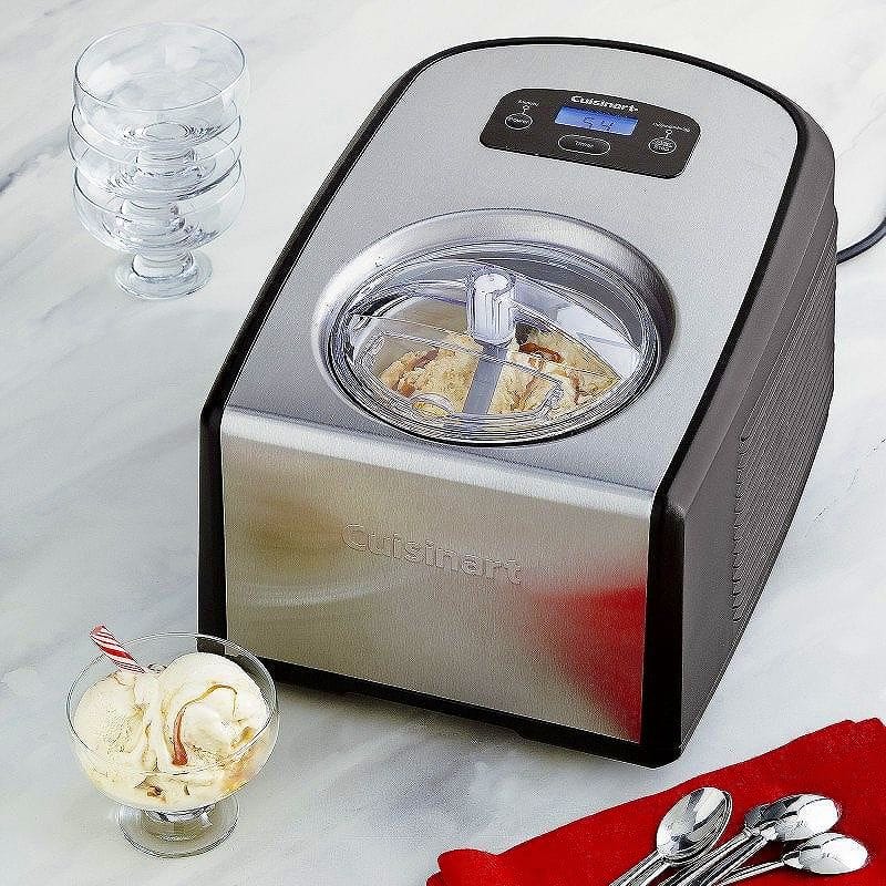 楽天市場】クイジナート ジェラート＆アイスクリームメーカー コンプレッサー内臓 Cuisinart ICE-100 Ice Cream Maker  フローズンヨーグルト【日本語説明書付】 家電 : アルファエスパス楽天市場店