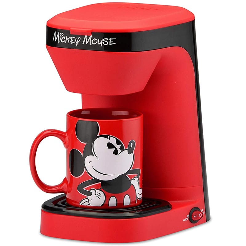 ディズニー ミッキーマウス コーヒーメーカー シングルサーブ Disney DCM-123CN Mickey Mouse Single Serve Coffee Maker 家電画像