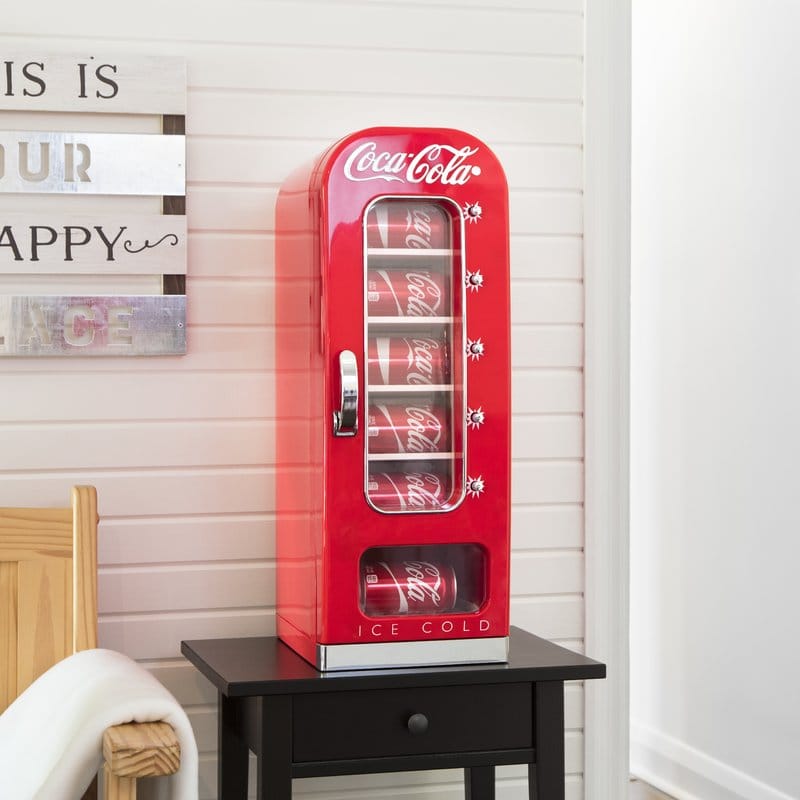 Alphaespace Coca Cola Vending Machine Type Refrigerator Nostalgic