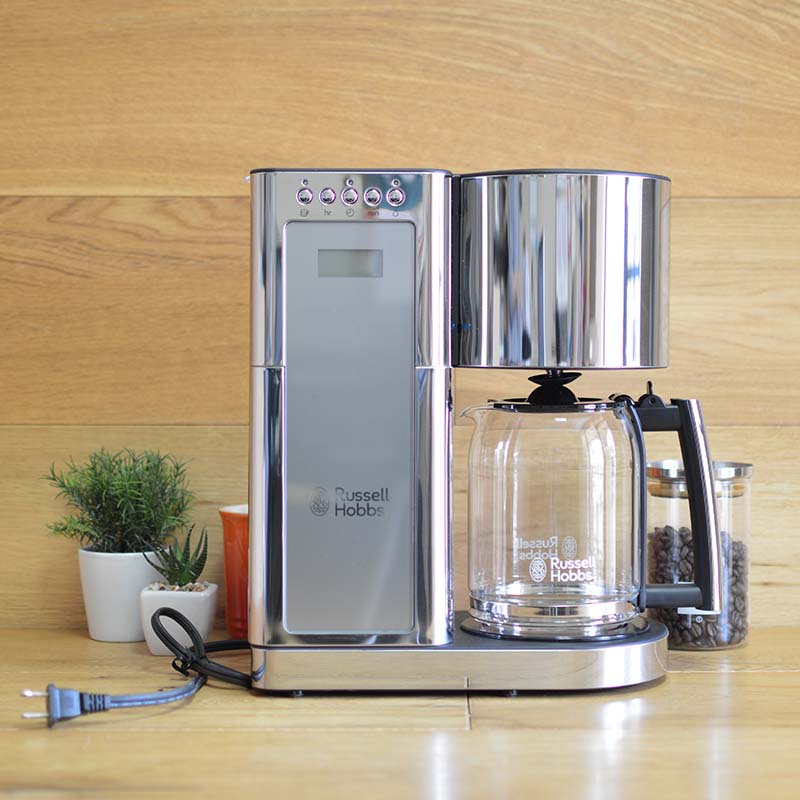 楽天市場 コーヒーメーカー ラッセルホブス ステンレス ガラスカラフェ 8カップ Russell Hobbs Glass Series 8 Cup Coffeemaker Silver Stainless Steel Cm8100gyr 家電 アルファエスパス楽天市場店