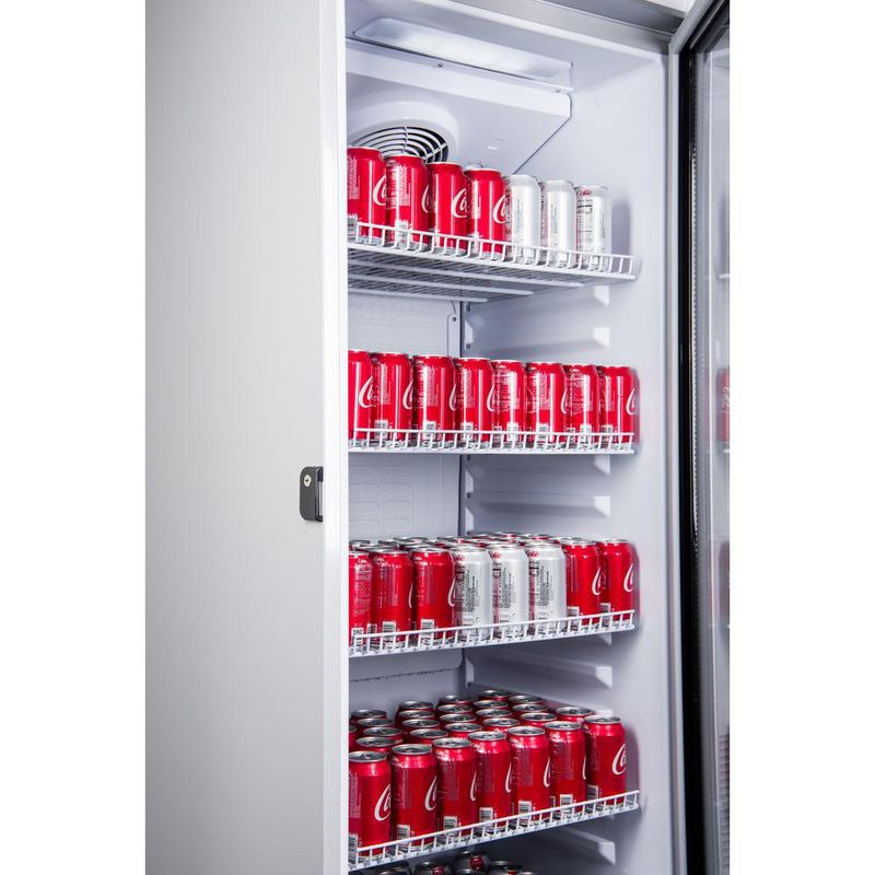 冷蔵庫 ガラスドア ビール 1枚ドア オフィス 事務所 ショーケース かっこいい おしゃれ 239l 9 0 Cu Ft Single Door Commercial Refrigerator Beverage Cooler In Gray Prf90dx 代引不可 家電 Painfreepainrelief Com