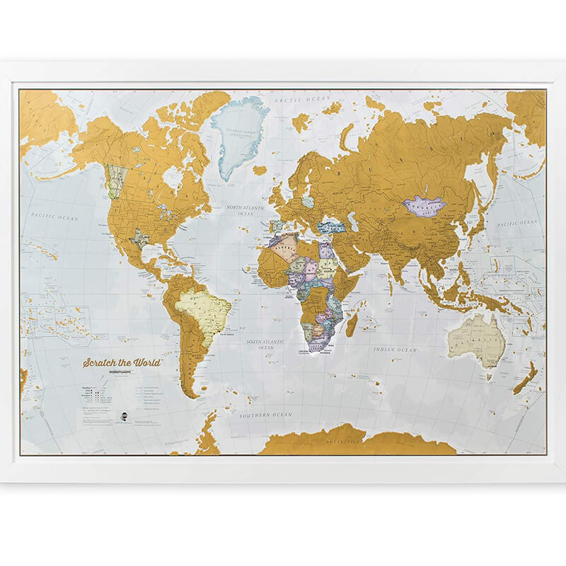 楽天市場 世界地図 ポスター メルカトル図法 ワールドマップ 84 58 アメリカ Maps International Scratch The World Travel Map Scratch Off World Map Poster アルファエスパス楽天市場店
