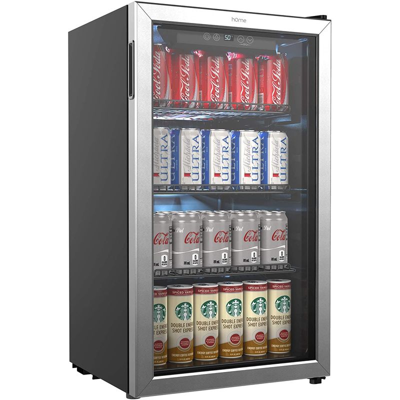 楽天市場 冷蔵庫 最大1缶 ガラスドア ステンレス オフィス 事務所 かっこいい おしゃれ ショーケース Homelabs Beverage Refrigerator And Cooler 1 Can Mini Fridge With Glass Door For Soda Beer Or Wine 家電 アルファエスパス米国楽天市場店