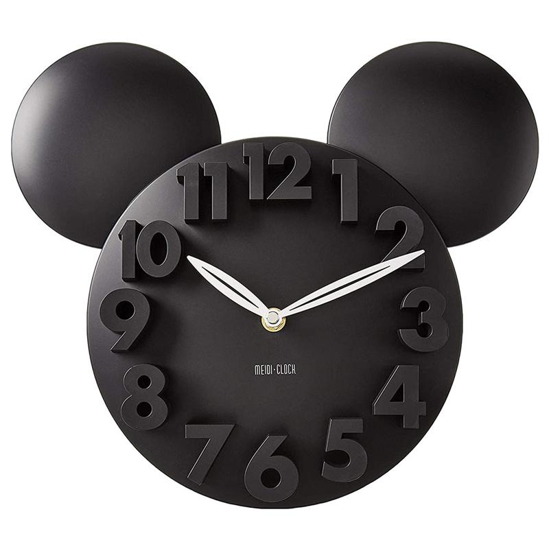 楽天市場 3dウォールクロック ミッキーマウス ディズニー 壁掛け 時計 Meidi Clock Modern Design Mickey Mouse Big Digit 3d Wall Clock Home Decor Decoration Black アルファエスパス楽天市場店