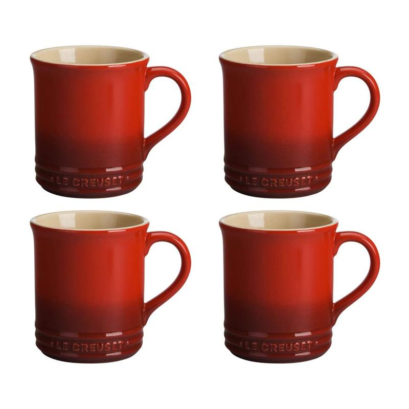 ル クルーゼ ダイニングお召 食器 16ヶ所一揃い ルクルゼ ルクルーゼ Le Creuset Pgwsv16 0367 Stoneware Dinnerware Set 16 Piece Cerise Cherry Red Vned Org