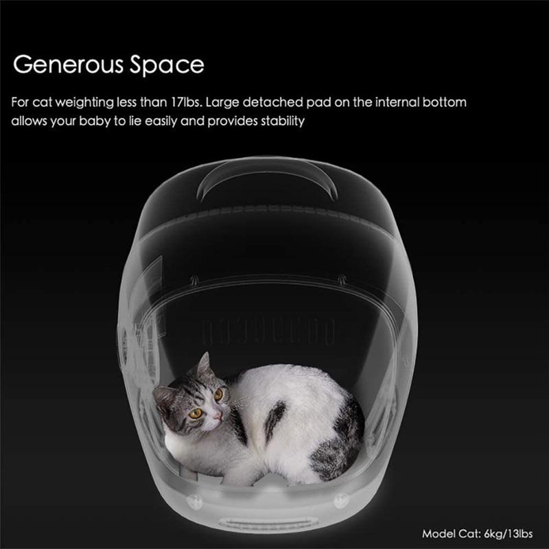 60 Off ペットキャリー バックパック 透明窓 換気ファン付 ねこ 旅行 Petkit Cat Backpack Carrier Portable Travel Space Capsule For Cats And Small Dogs Ventilated Pet Backpack With Inbuilt Fan Light Comfort Pet Backpack With