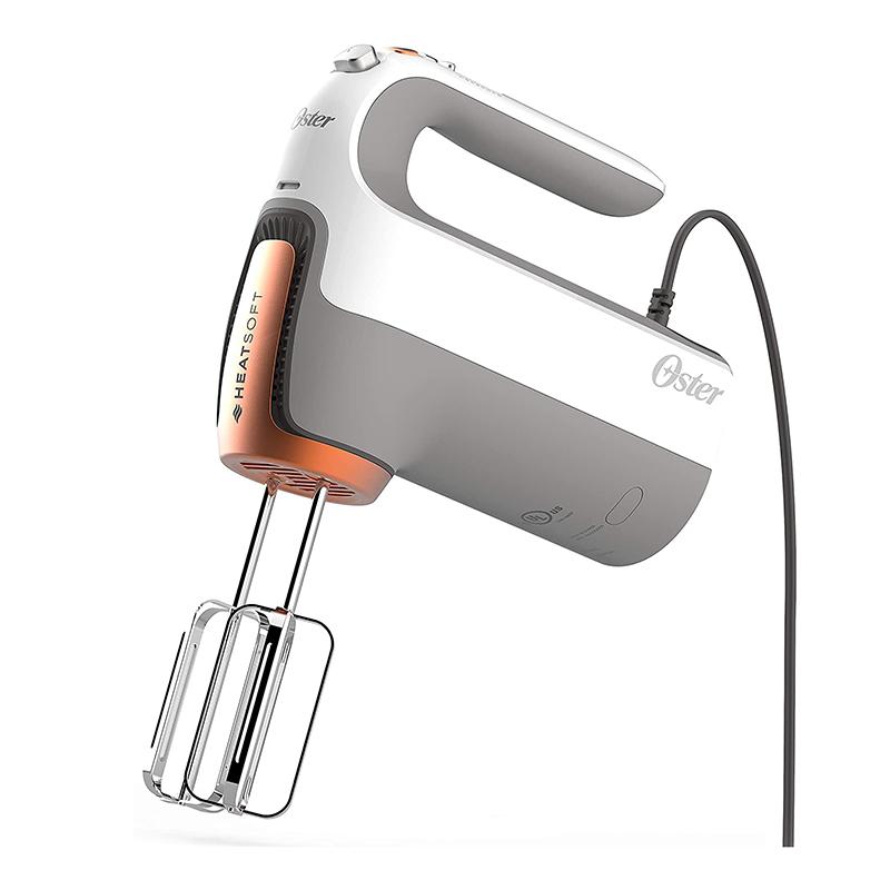 ヒートソフト 時短 ハンドミキサー 冷たいバターを素早く室温に オスター Oster HeatSoft Hand Mixer, One Size,  Gray 家電 華麗