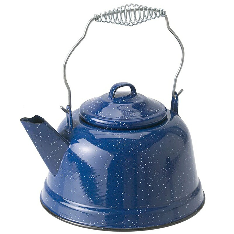 楽天市場 ケトル やかん キャンプ用 アウトドア ホーロー ブルー Gsi Outdoors Enamelware Tea Kettle 10 Cup アルファエスパス米国楽天市場店