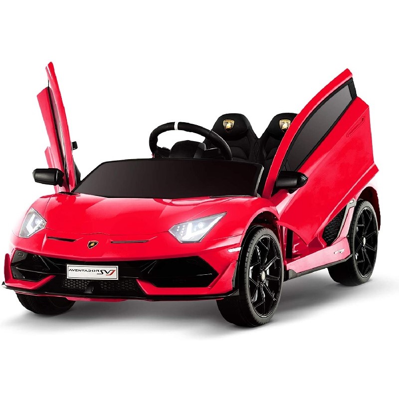 大注目 乗用玩具 ランボルギーニ 子供向け 電気自動車 ライト リモコン付 Uenjoy 12v Kids Electric Ride On Car Lamborghini License Motorized Vehicles アルファエスパス店 配送員設置送料無料 Www Faan Gov Ng