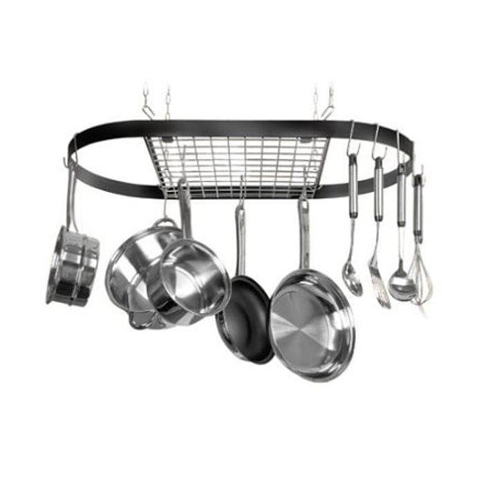 Is About To Hang A Potluck Pan Holder Pan Hook Pan Storing Hanging Hook Innova Classicor Wrought Iron Oval Pot Rack 12021