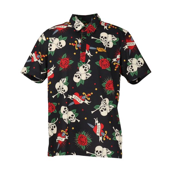 安い 楽天市場 人気柄再入荷 ラウドマウス メンズ ゴルフウェア 半袖 ポロシャツ カラー 239 ダガーロージーズ Daggers Roses ゆうパケット発送 アルファゴルフ 正規激安 Dogalmaya Com