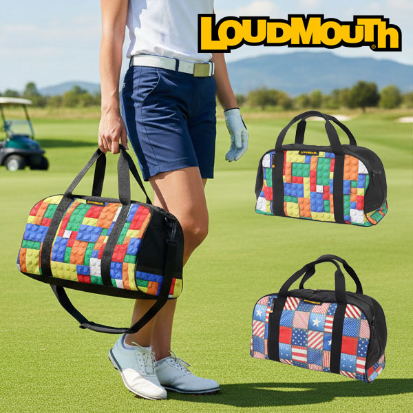 2025年秋冬 ラウドマウス ゴルフ ボストンバッグ メンズ レディース LM-BB0007 / Loudmouth