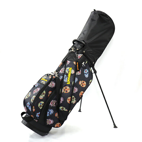 ラウドマウス　LOUDMOUTH　アルファベットスープ　9型　キャディバッグ LOUDMOUTH】9型 コンビニエンス キャディバッグ アルファベットスープ