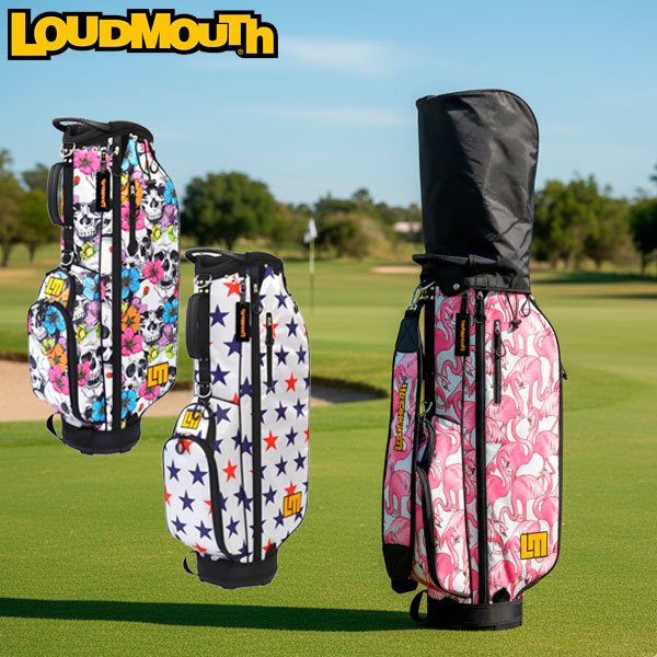 予約販売 / ラウドマウス ゴルフ キャディバッグ カートバッグ メンズ レディース LM-CB0030 / Loudmouth / カラフル