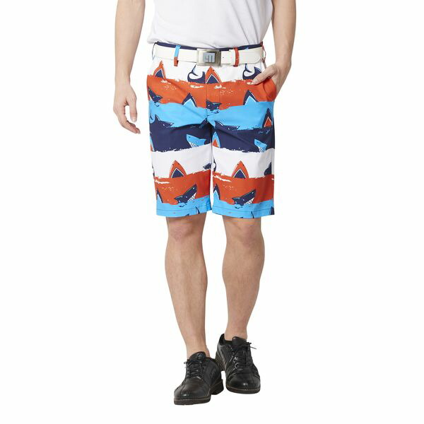 有名な高級ブランド カラー さめ柄 サメ ハーフパンツ ショート ストレッチ ゴルフウェア メンズ ラウドマウス 新柄入荷しました 279 ゆうパケット発送 21ss Attack シャークアタック Shark 279 Www Dupoll Com