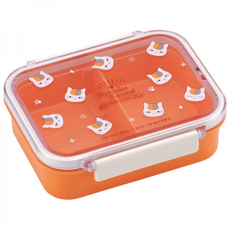 夏目友人帳 PM3CA 食洗機対応タイトウェア 430ml 弁当箱 ランチボックス 2点ロック ニャンコ先生画像