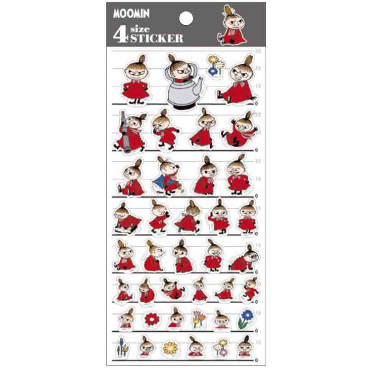 ムーミン 4サイズ ステッカー 楽天市場】ムーミン グッズ 4size STICKER リトルミイ 4サイズ