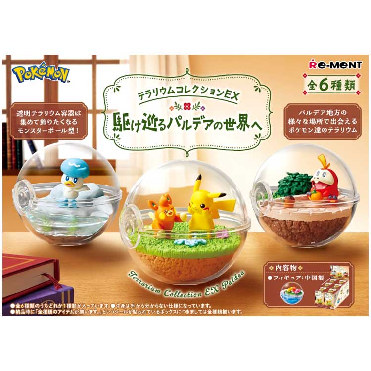 楽天市場】1BOX/6個入り ポケットモンスター テラリウム