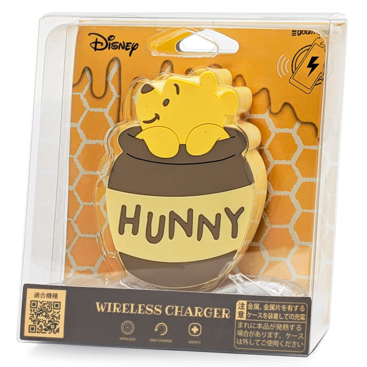 楽天市場】くまのプーさん ダイカットワイヤレスチャージャー