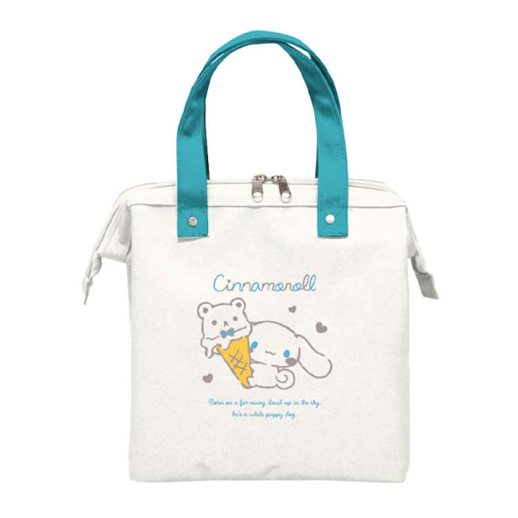 【楽天市場】シナモロール ワイヤー付き保冷保温バッグ 保冷 保温 ランチバッグ アルミ蒸着 599614:キャラクターハウス キャロル