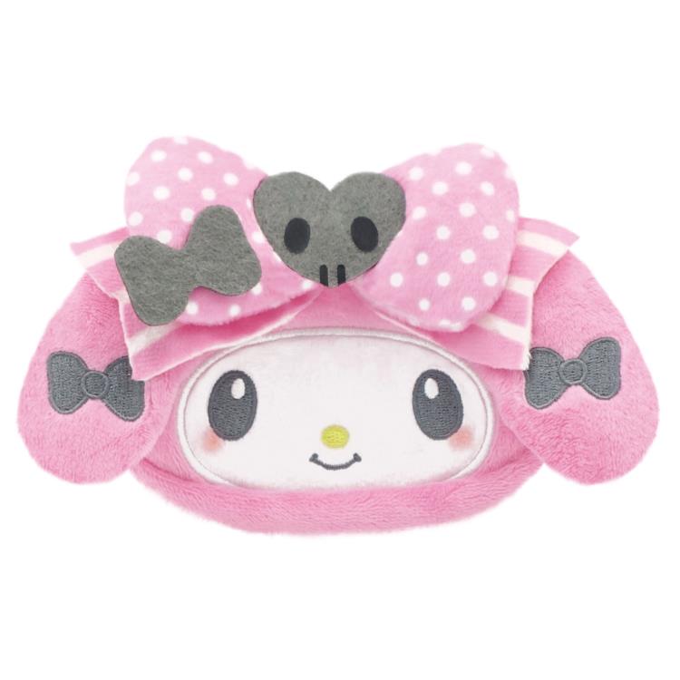 楽天市場】マイメロディ フェイス形ポーチ(月夜のメロクロ) 542547