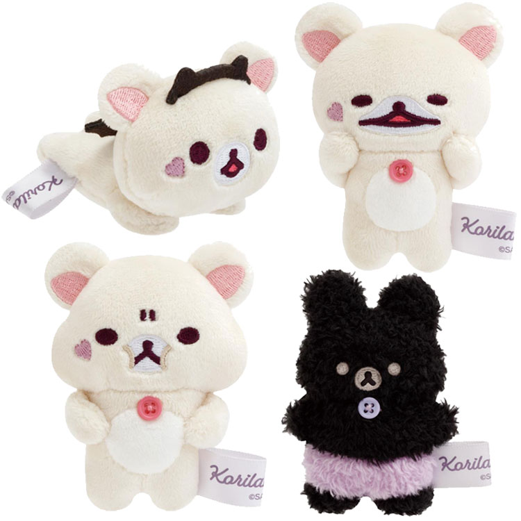 【新品タグ付き】コリコグのフラワーティータイム てのりぬいぐるみ 4種セット リラックマ「コリコグのフラワーティータイム」 グッズ