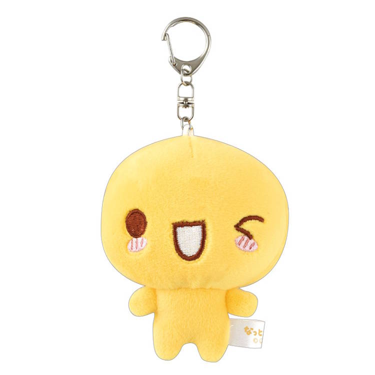 イエローキャラクター型ぬいぐるみキーホルダー　2個セット モンチッチカラーズ イエロー ぬいぐるみキーホルダー 2個セット