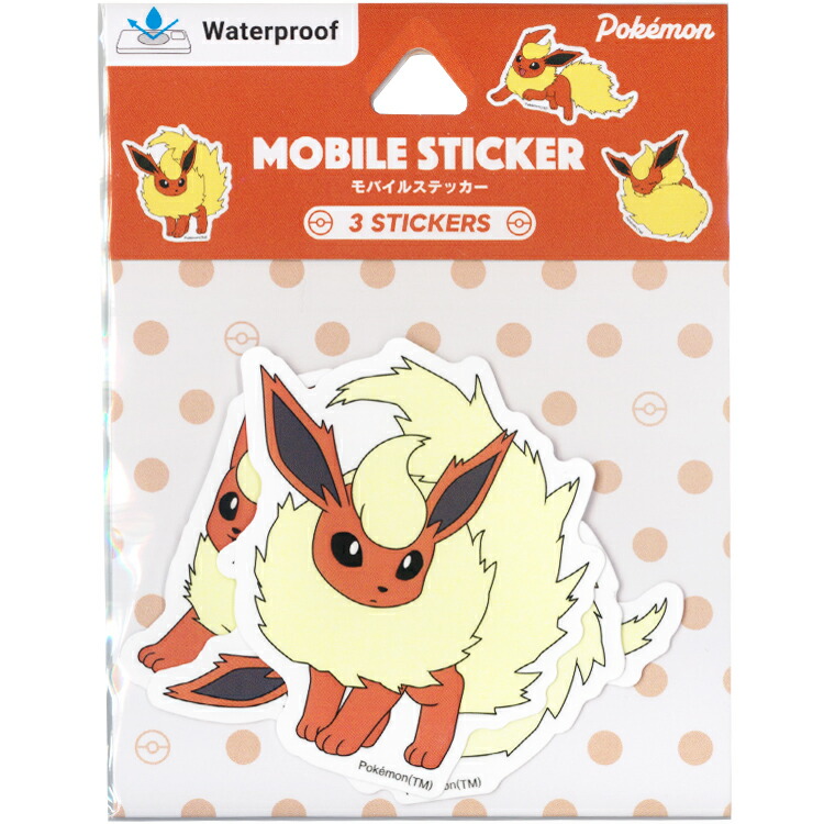楽天市場】ポケットモンスター モバイルステッカー デデンネ 3枚セット