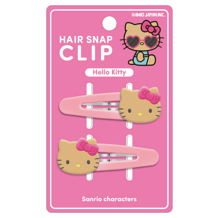 楽天市場】ハローキティ ヘアスナップクリップ カミオジャパン
