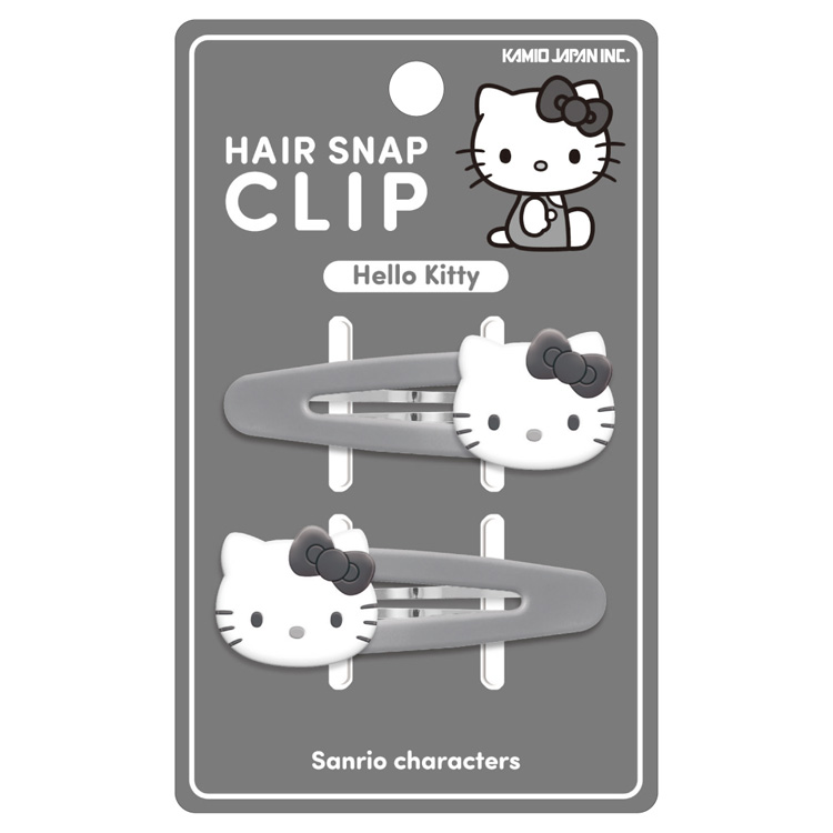 楽天市場】ハローキティ ヘアスナップクリップ モノクロ 066433 SANRIO