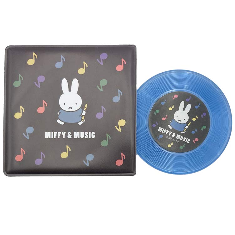 楽天市場】ミッフィー レコード型ミラー ブルー MIFFY&MUSIC 203732