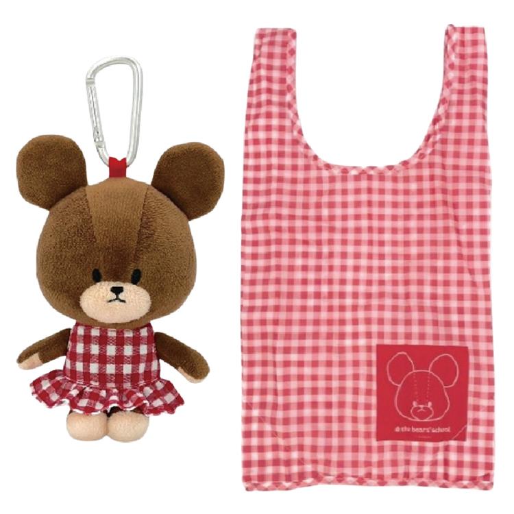 楽天市場】220066-73 くまのがっこう KG ぬいぐるみエコバッグ