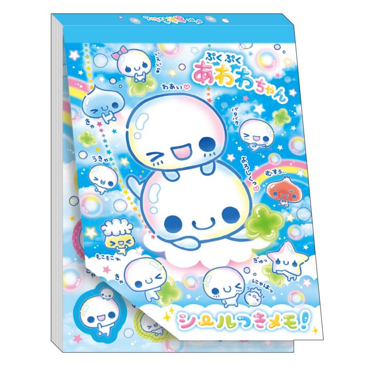 楽天市場】メモ あわわちゃん お札メモ kmo_224730_224733 あわわ