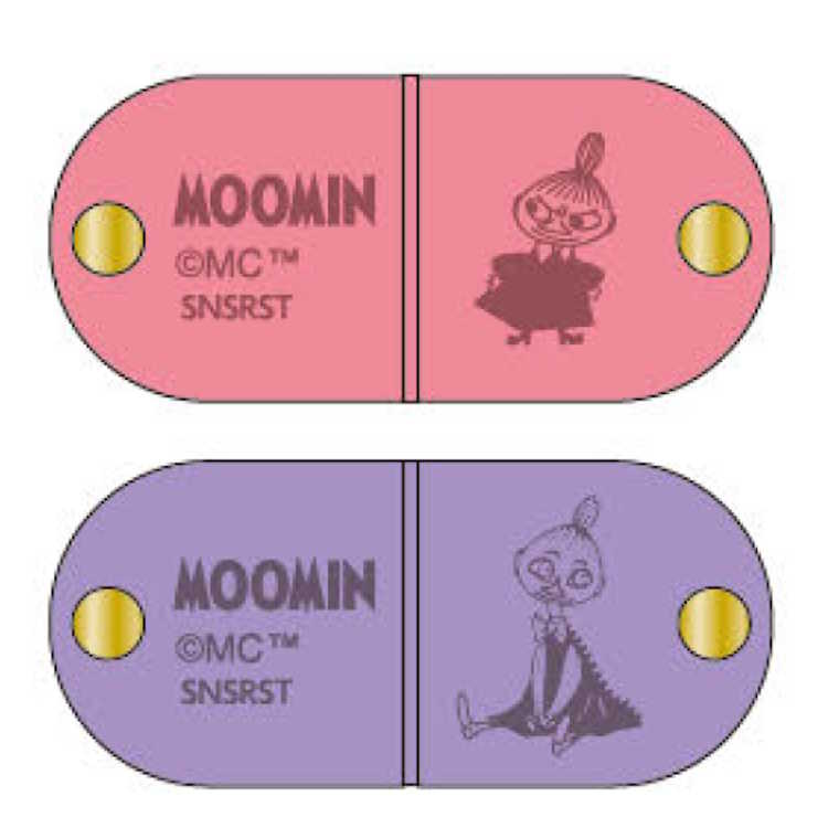 ムーミン ケーブルホルダー リトルミイ 2個セット まとめる コードホルダー バンド 束ねる 044873画像