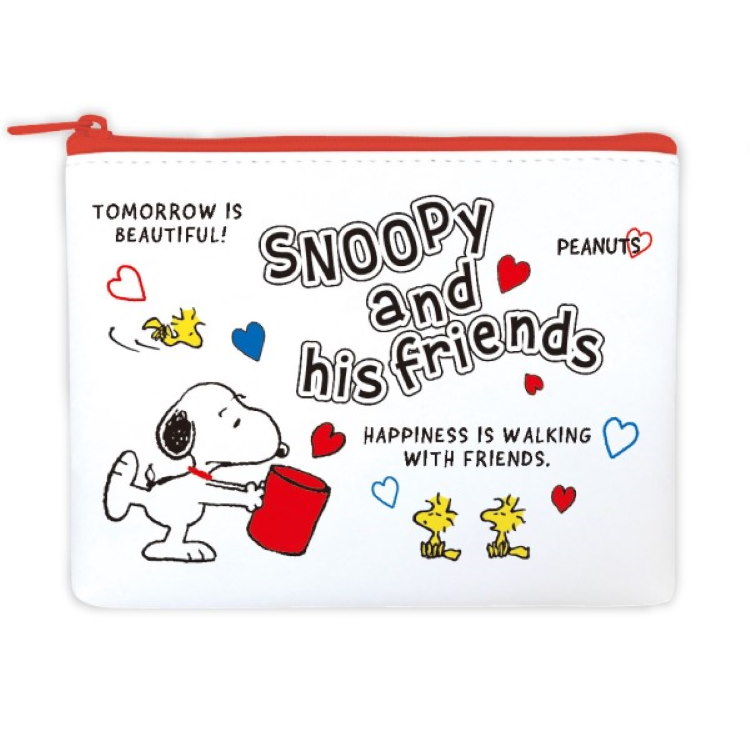 楽天市場 スヌーピー フリーポーチ M ハート 2987 キャラクターハウス キャロル