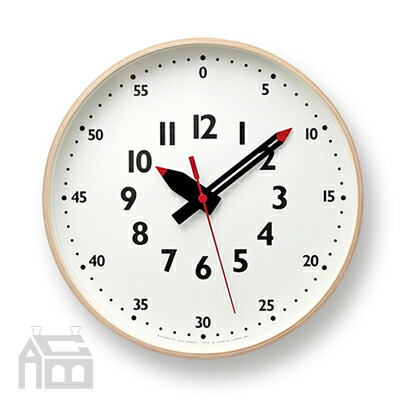 Lemnos fun pun clock M レムノス フンプンクロック YD14-08M   掛け時計/掛時計/かけ時辰儀/飾りつけ/北欧/今めかしい/ひな形時辰儀/室内装飾時辰儀