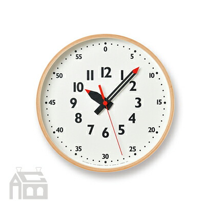 Lemnos fun pun clock S レムノス フンプンクロック YD14-08S   掛け時計/掛時計/かけ時辰儀/飾り付け/北欧/かっこ良い/図案化時辰儀/室内装飾時辰儀 インテリア・寝具・収納-掛け時計-置き時計・掛け時計
