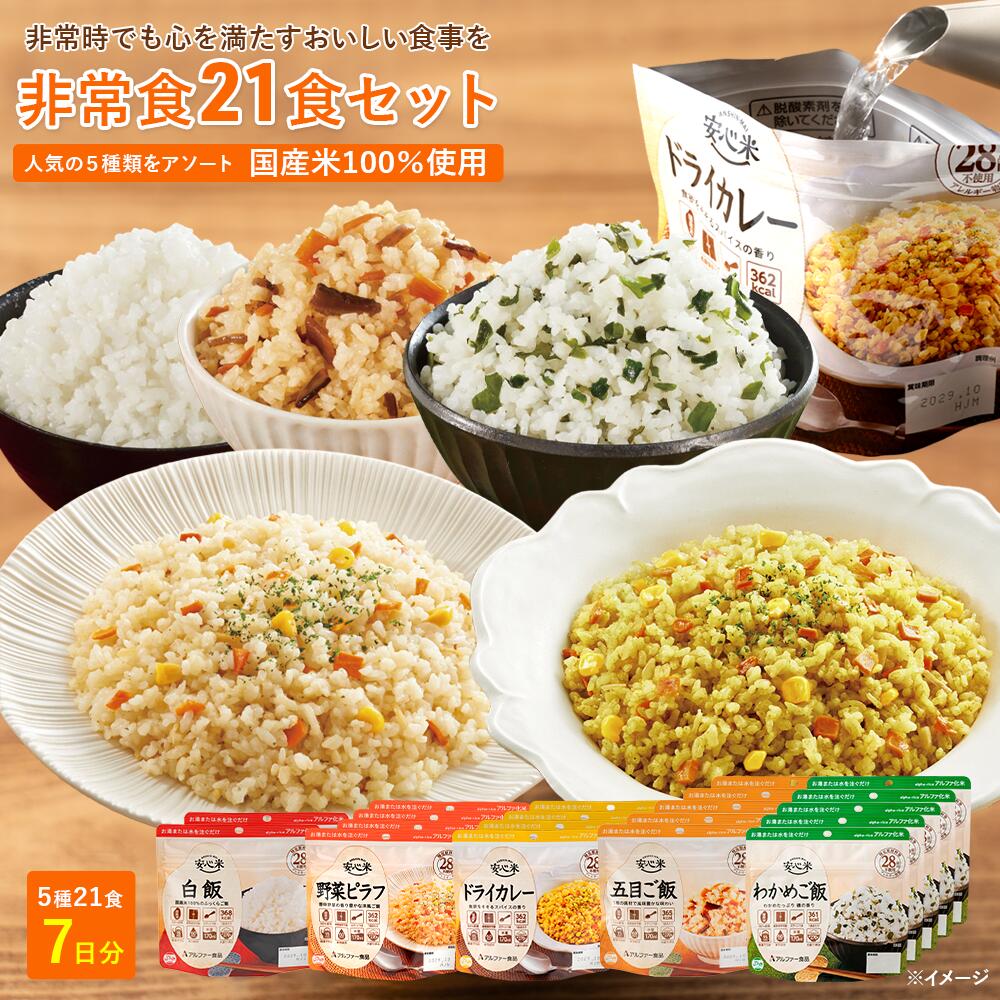 楽天市場】【公式 アルファー食品】安心米 ドライカレー 100g 非常食