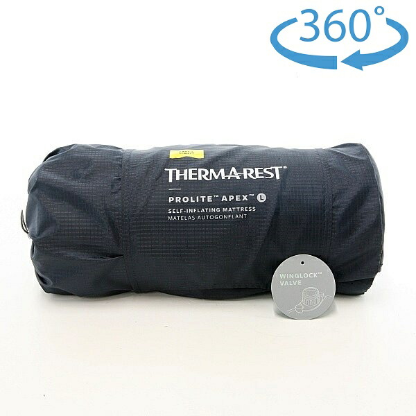 サーマレスト （Thermarest） ProLite Apex 労働者階級点火装置 エイペックス ラージ （ウイングロックバルブ）