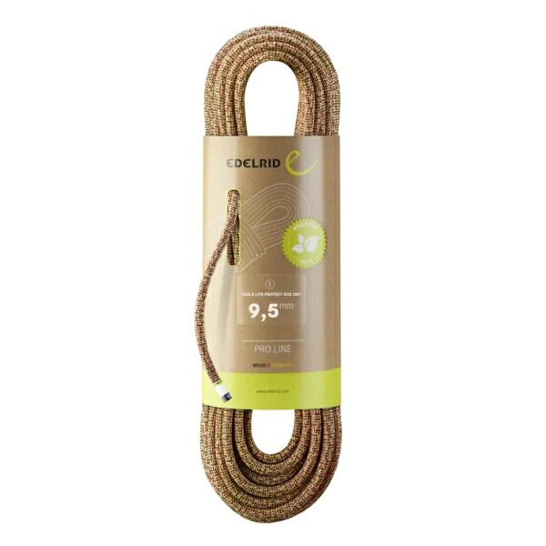 エーデルリッド （Edelrid） 鷲ともし火 保護 エコ素っ気ない 9.5粍 50m