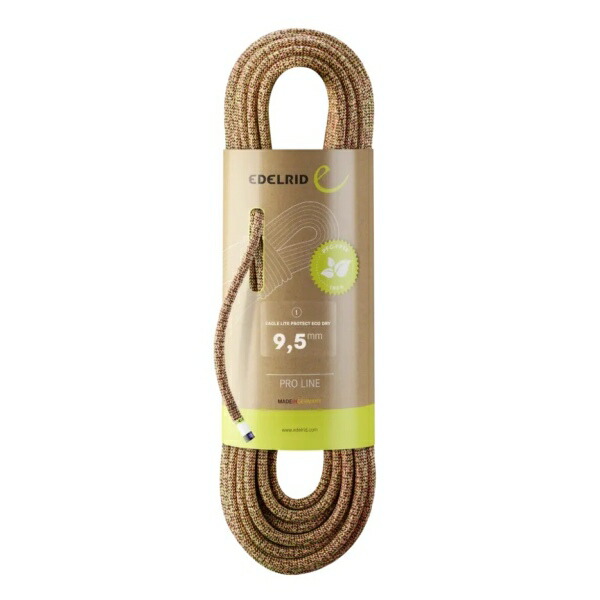 エーデルリッド （Edelrid） 鷲ともし火 保護 エコ素っ気ない 9.5粍 60m