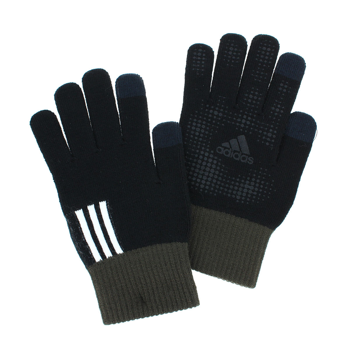 人気定番の Adidas アディダス メンズ 男性 紳士 ニット手袋 スマホ対応 タッチパネル対応 五本指 サイズフリー のびるのびのび 軍手 カジュアル ランニング アウトドア スポーツ サッカー 野球 自転車 秋冬 防寒 すべり止め付 滑り止め ギフト 人気ブランド Batesmartin Com