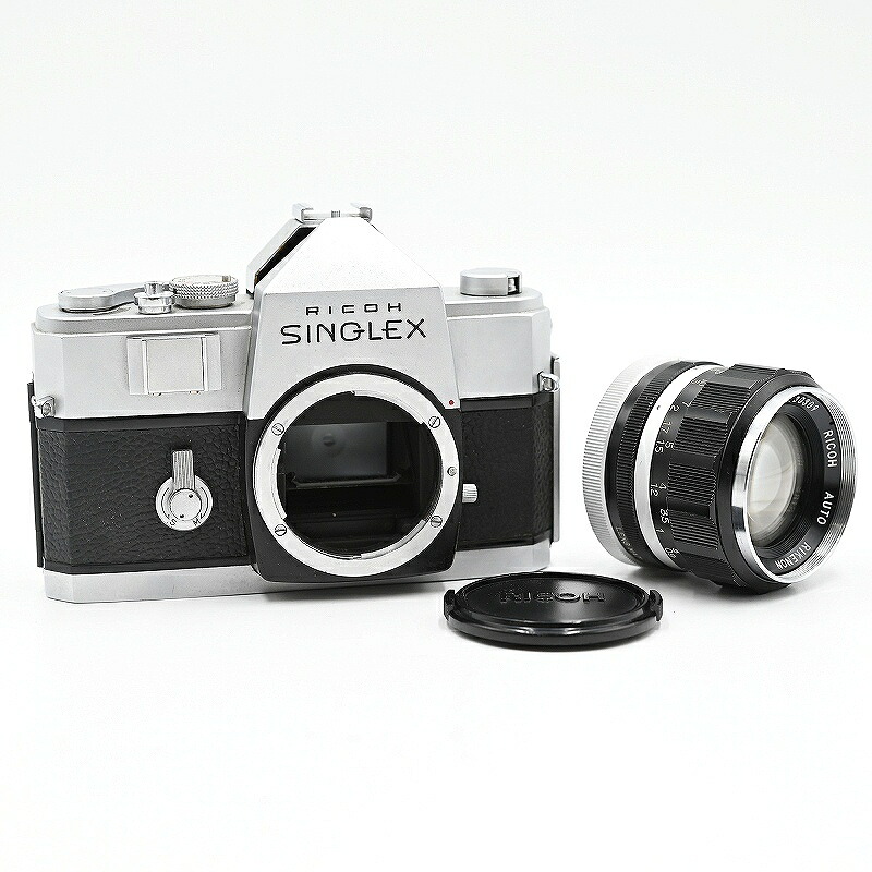 RICOH リコー SINGLEX AUTO RIKENON 55mm F/1.4 初期オリジナルセット 整備済み フィルムカメラ 【中古】