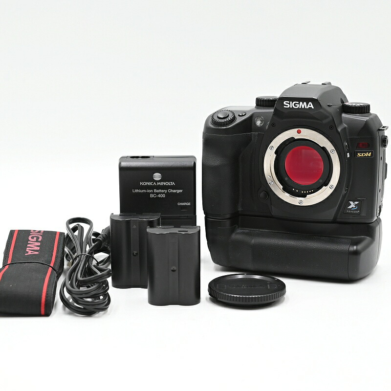 SIGMA シグマ SD14 PG-21バッテリーグリップ付き デジタル一眼レフカメラ 【中古】