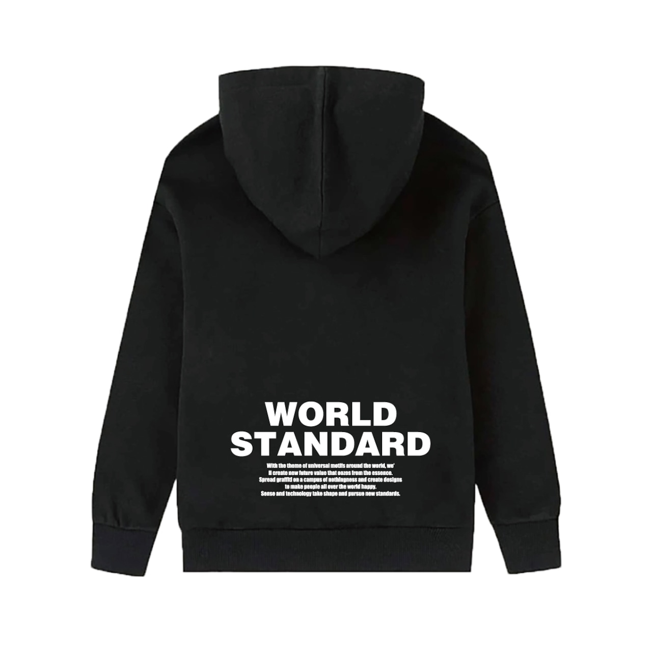 WORLD STANDARD パーカー ブランド メンズ レディース W.S ワールドスタンダード パーカー モード MODE グラフィック モノトーン シルクスクリーン WSPA-0051