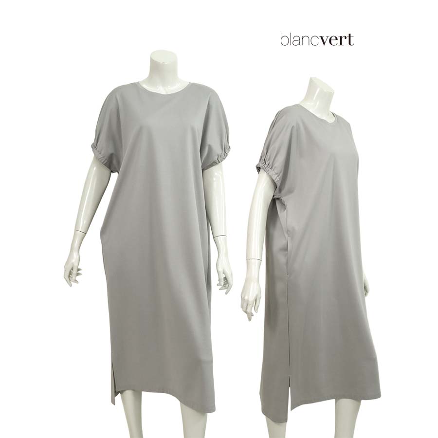 \マスクプレゼント!SPRING FAIR/【半額以上SALE】【定価¥39,000の70%OFF】BLANC VERT【ブランベール】【春夏物】【正規取扱い】【レディース】後ネックベルトデザインポンチワンピース/ラベンダー【サイズ38】【日本製】|altmond アルトモンド