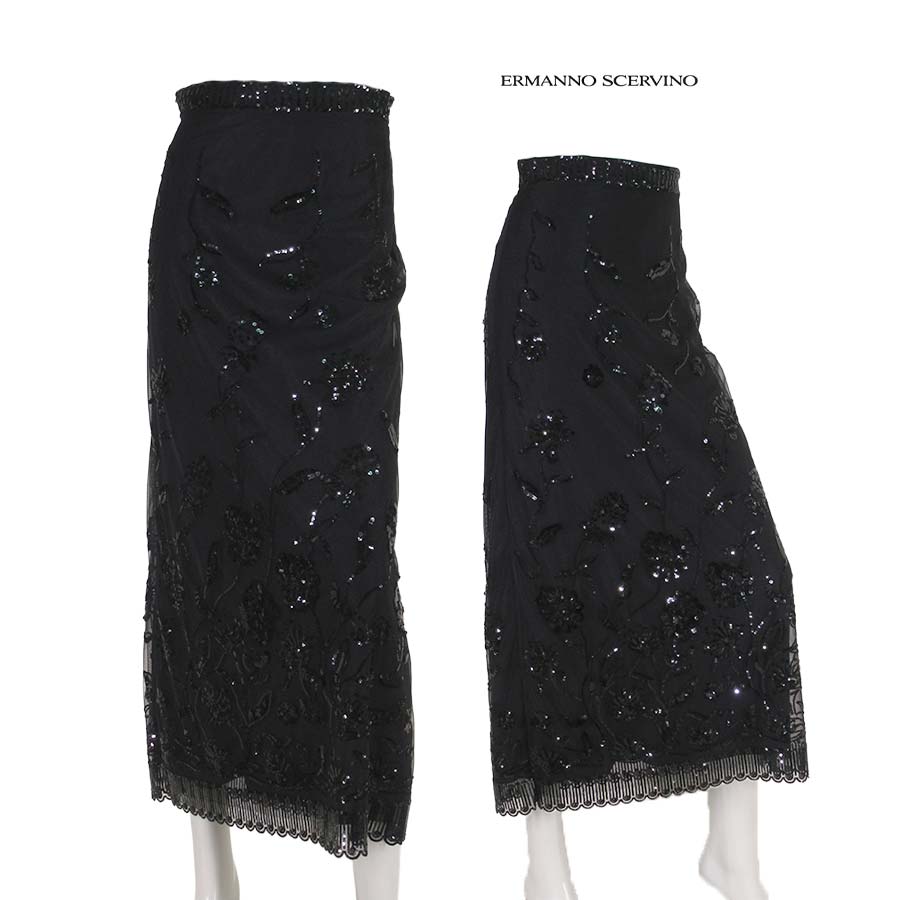 ERMANNO SCERVINO カモフラ プリーツスカート　X4363 ERMANNO SCERVINO カモフラ プリーツスカート X4363 - メルカリ