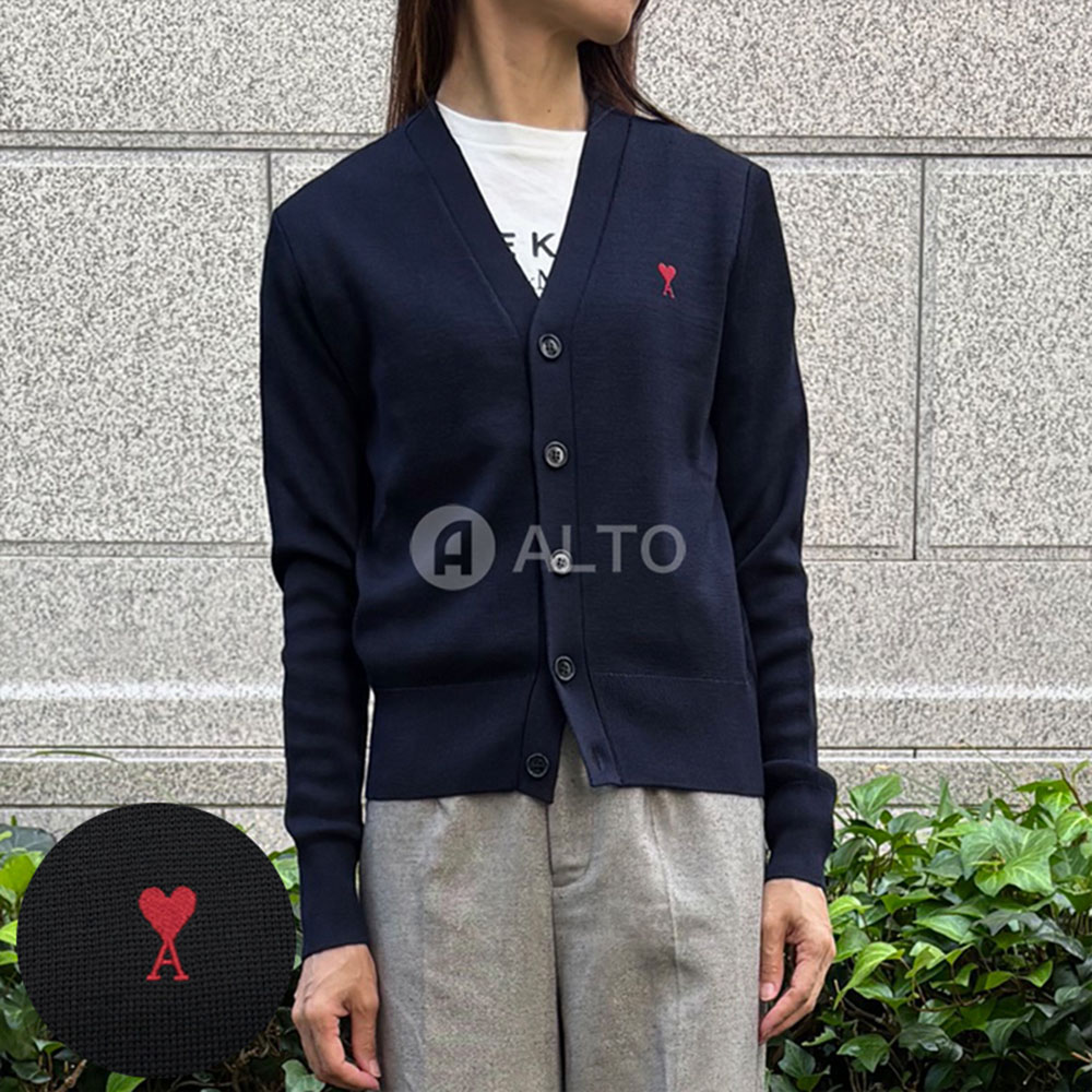 楽天市場】AMI PARIS アミ パリス カーディガン Logo Cardigan