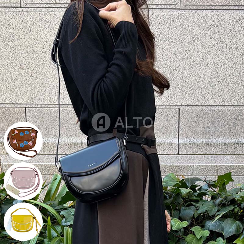 ☆2026春夏物モデル☆MARNI KIDS マルニ キッズ クロスボディバッグ ショルダーバッグ M01476 M00TK エコレザー レディース ガールズ ★大人もOK★選べる4カラー★